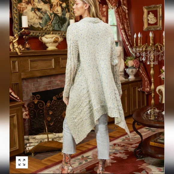 NWT Aratta Fontivelle Open Front Knit Shawl. Size Small - Picture 5 of 14